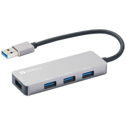 Sandberg USB Hub - USB-A Hub 1xUSB3.0+3x2.0 SAVER (Bemenet: USB-A