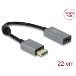 Delock Átalakító - 66436 (Aktív Displayport 1.4 -> HDMI