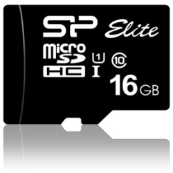 Silicon Power MicroSD kártya - 16GB microSDHC Elite UHS-1 + adapter