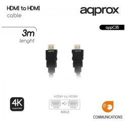 APPROX Kábel - HDMI 1.4 kábel apa/apa 3m