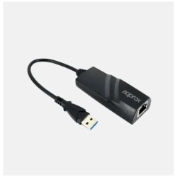 APPROX Kábel átalakító - USB3.0 to RJ45 (10/100/1000) Fekete