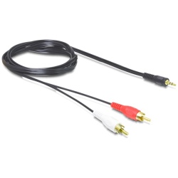 Delock Kábel - 84000 (3.5mm Jack  > 2xRCA apa/apa