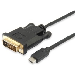 Equip Átalakító Kábel - 133468 (USB-C -> DVI-D Dual-Link kábel