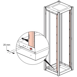 Legrand profilsín készlet - 19" - 42U