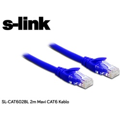 S-link Kábel - SL-CAT602BL (UTP patch kábel