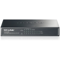 TP-Link Switch  PoE - TL-SG1008P (8 port 1Gbps; 8/4 af PoE port; 55W)